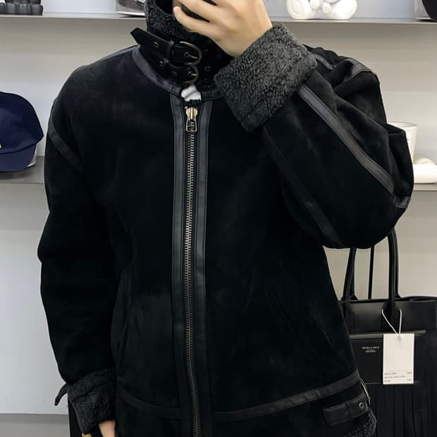 Skin Piler 90s U.S.A.F 타입 B-3 무스탕