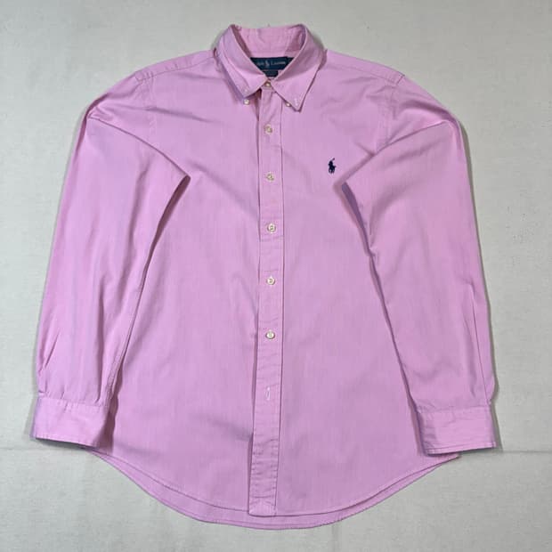 M) 폴로 랄프로렌 커스텀핏 드레스 셔츠 핑크