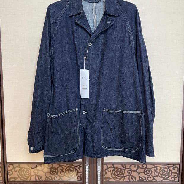 [4, 3] 코모리 데님 워크 자켓, 5p 데님 팬츠 인디고