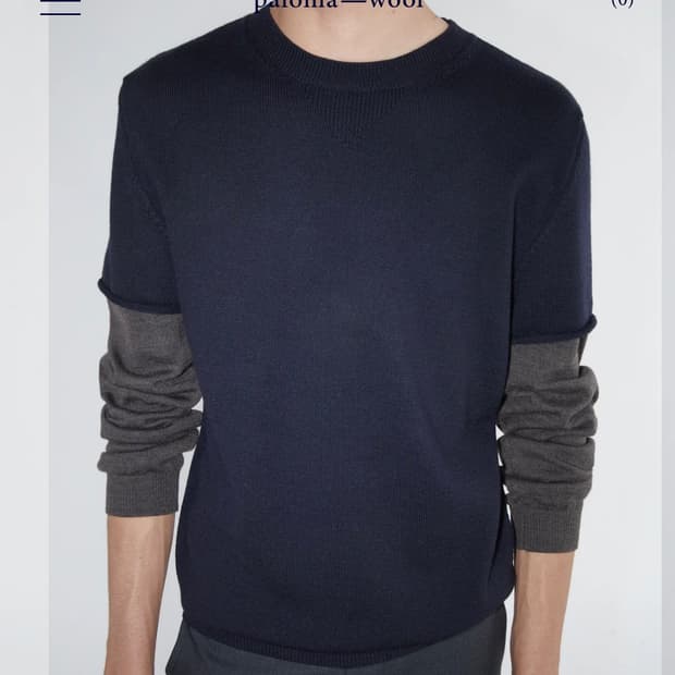 팔로마울 레이어드 니트 L사이즈