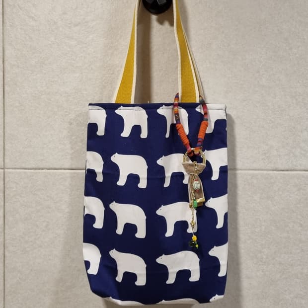 북극곰의 대이동_토트백 (네이비)