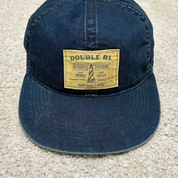 RRL Indigo Denim Ball Cap