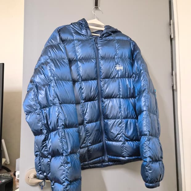 스투시 미드웨이트 후드 퍼파로얄