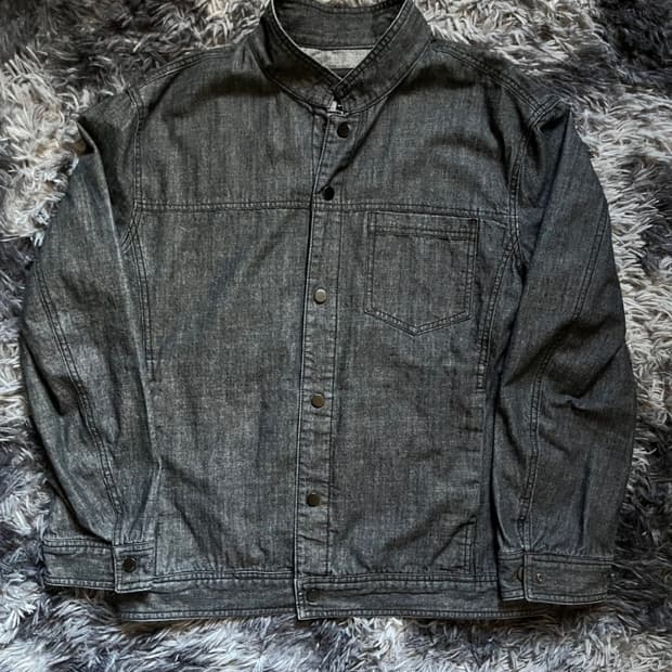 스파오 데님 흑청 자켓