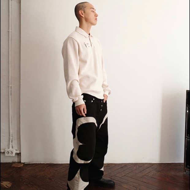 떠그클럽 롱슬리브와플 XL 아이보리