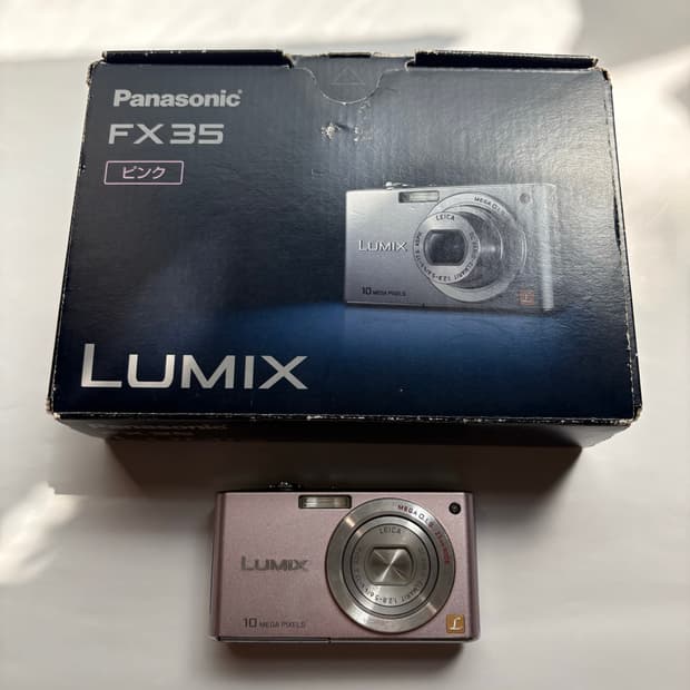 파나소닉 루믹스 FX35 핑크 카메라 빈티지 디카 쿨픽스