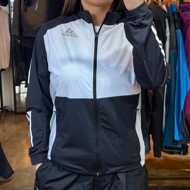 아디다스 사이드라인 배색 바람막이