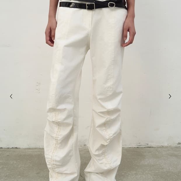 LCDC™ WHITE STRING TROUSERS (WHITE)