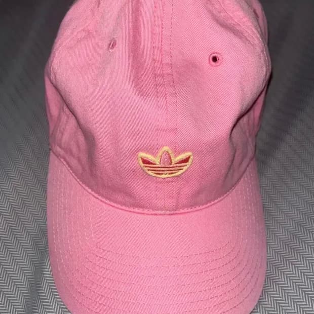 아디다스 빈티지 핑크 볼캡