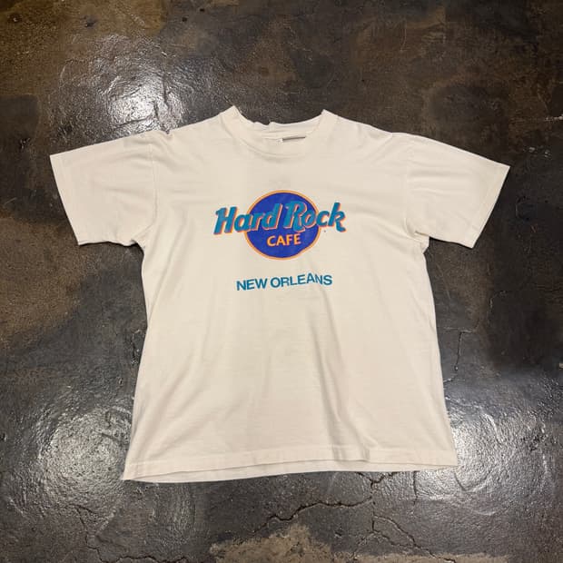 90s HARD ROCK 하드락 Made in USA 싱글스티치 반팔티