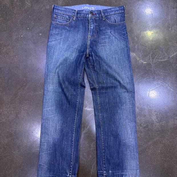 리바이스 빈티지 인디고 워싱 스트레이트핏 데님팬츠 32