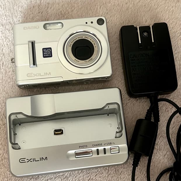 (사쿠라 디카, 작례o) 카시오 엑슬림 ex-z55 exilim 카메라