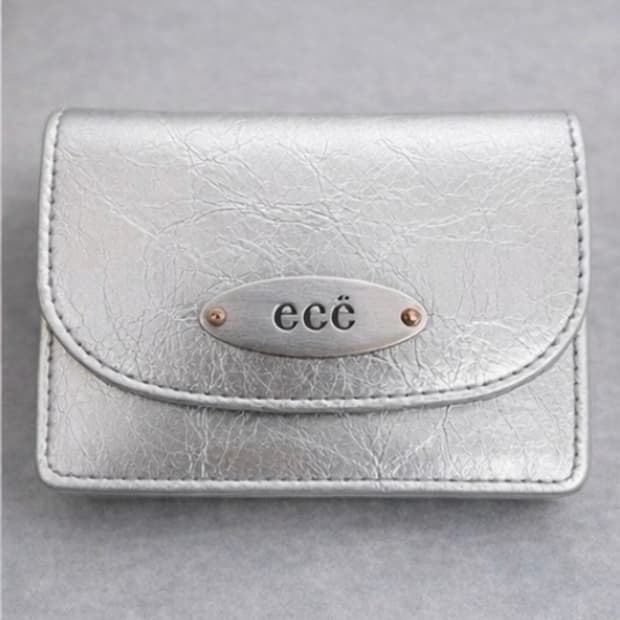 ecë 이이에 카드 지갑 실버