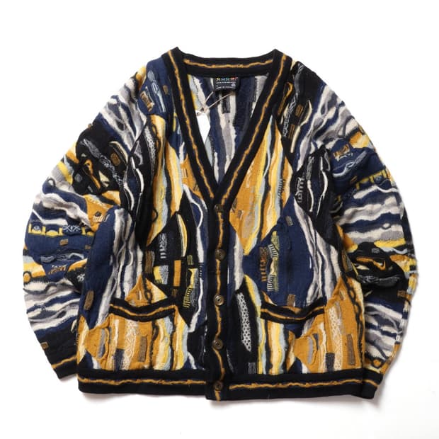 쿠지 Coogi Cable Knit Cardigan

