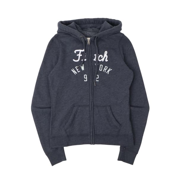 아베크롬비 우먼스 피치 로고 후드집업