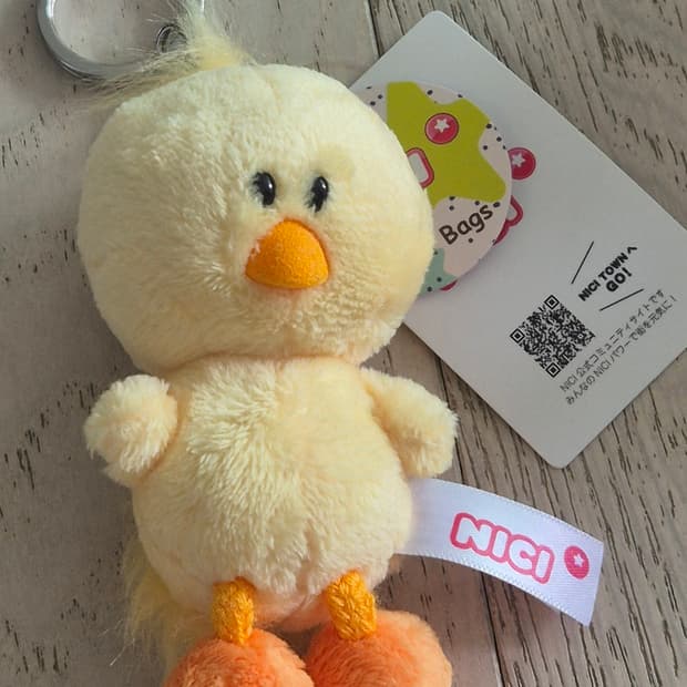 (새상품) nici 니키 병아리 오리 인형 키링