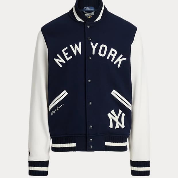 (XXL) 폴로 랄프로렌 x MLB  양키스 플리스 자켓