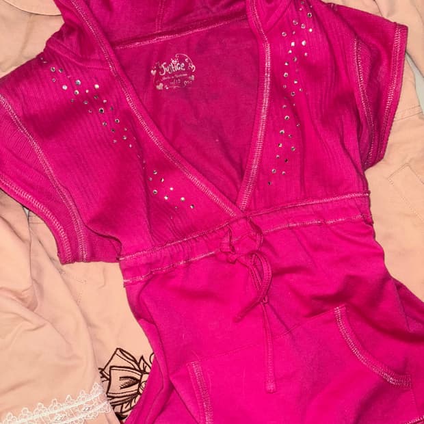 빈티지 와투케 큐빅 후드 반팔