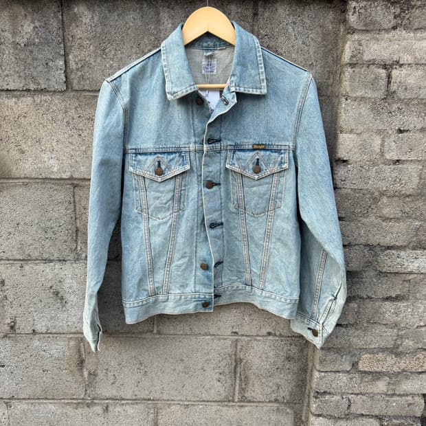 빈티지 wrangler 일본판 type3 데님 트러커 자켓 M