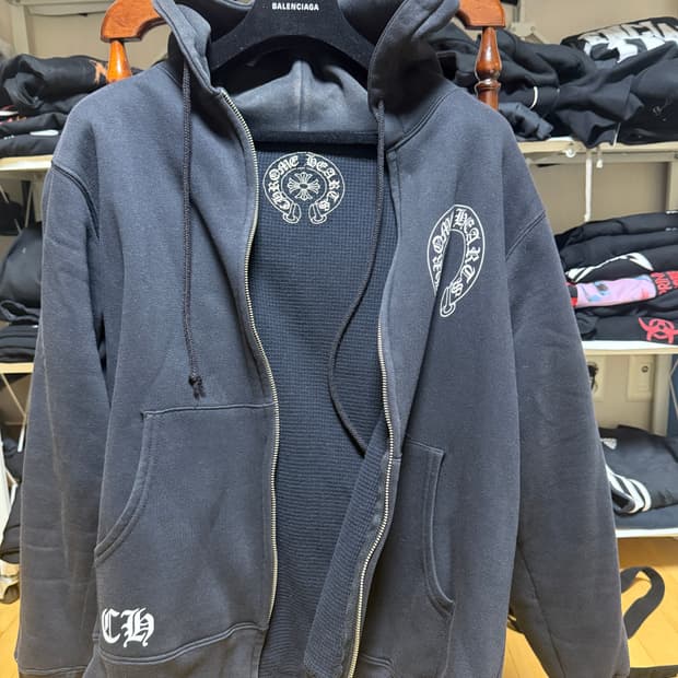 크롬하츠 빈티지 후드 라지