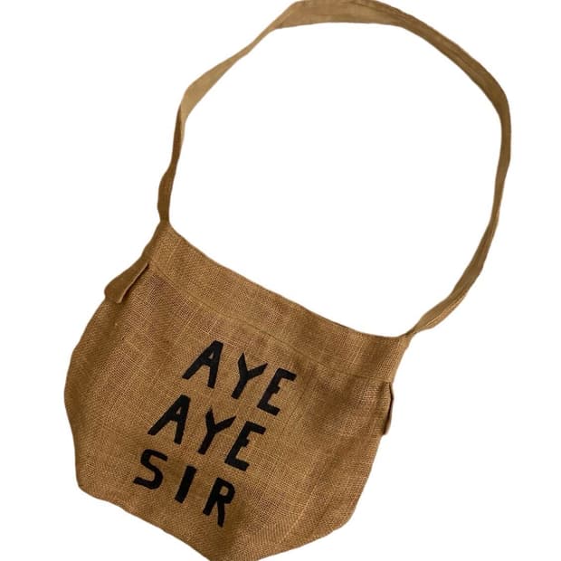 KAPITAL AYE AYE SIR 라탄 숄더백