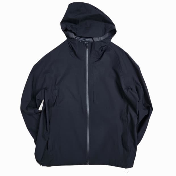 ​[XL] 유니클로 올블랙 블럭테크 기능성 하드쉘 파카