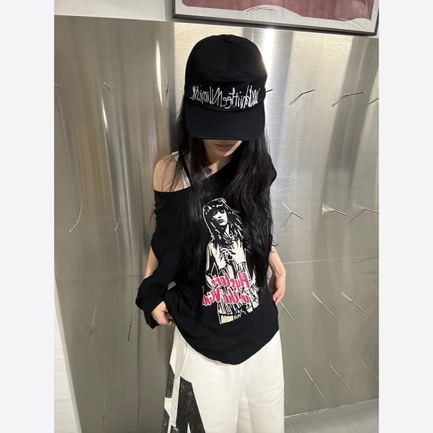 히스테릭글래머 HYSTERIC GLAMOUR Oversized TEE