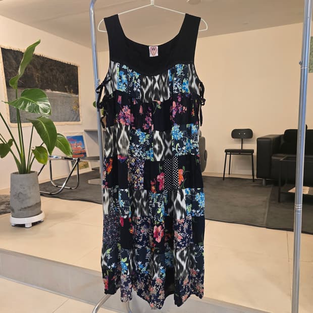 JAGANNATH 패치워크 패턴 원피스