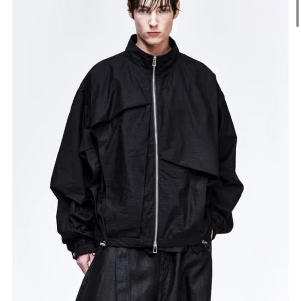 삽니다) 송지오옴므 바이어스 드레이프 해링턴 점퍼 48