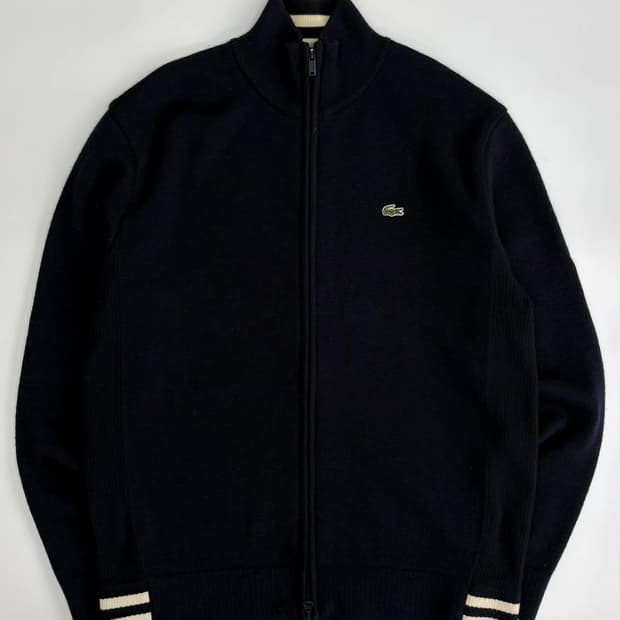 [5] 라코스테 울 니트 집업