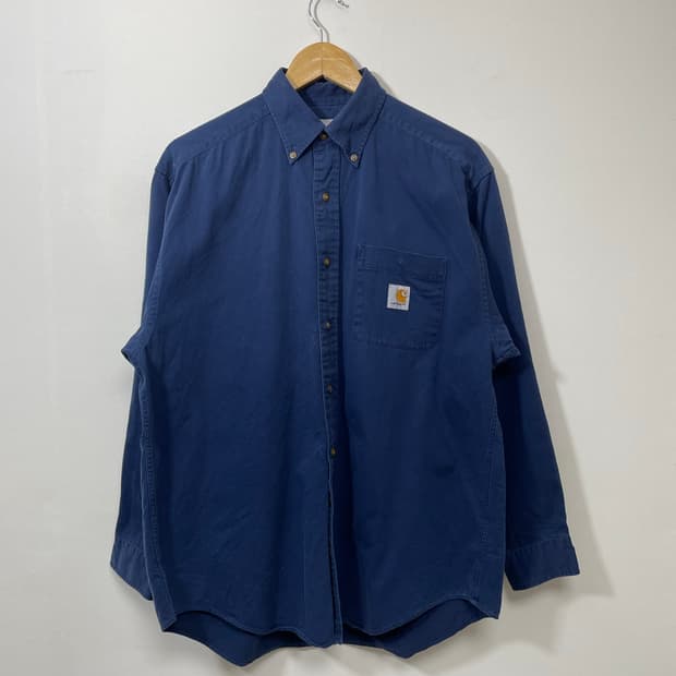 칼하트Carhartt 네이비 코튼 셔츠 M - S38