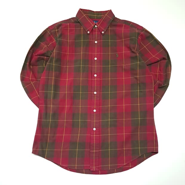 CK094 L 폴로 00s 버튼다운 클래식 체크 셔츠 남방