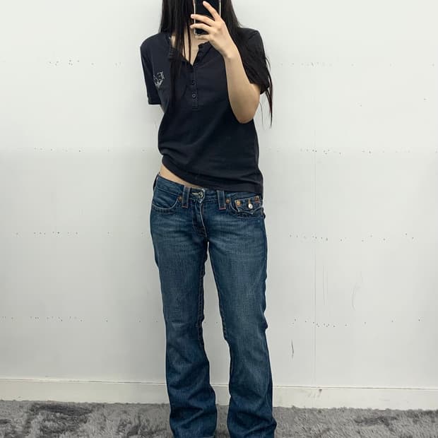 트루릴리전 부츠컷 데님 조이 28