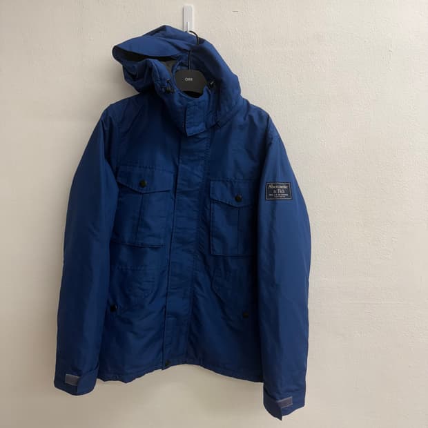 아베크롬비 후드 패딩 점퍼 (M)