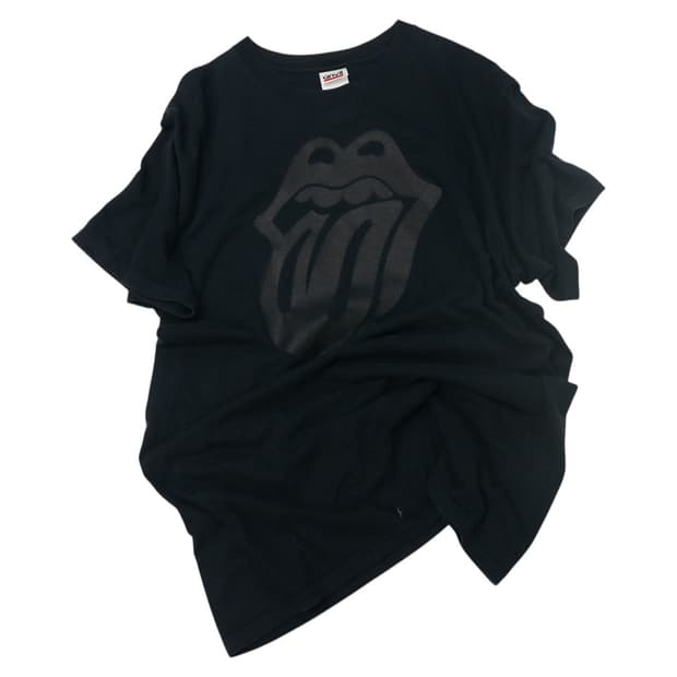 롤링스톤즈 2006 투어 빈티지 블랙 티셔츠 (L)