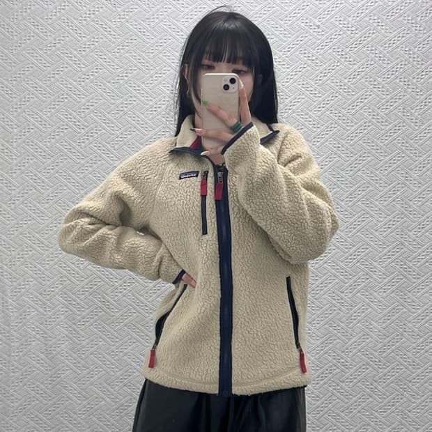 파타고니아 빈티지 레트로 파일 플리스 양털 자켓 M C09126