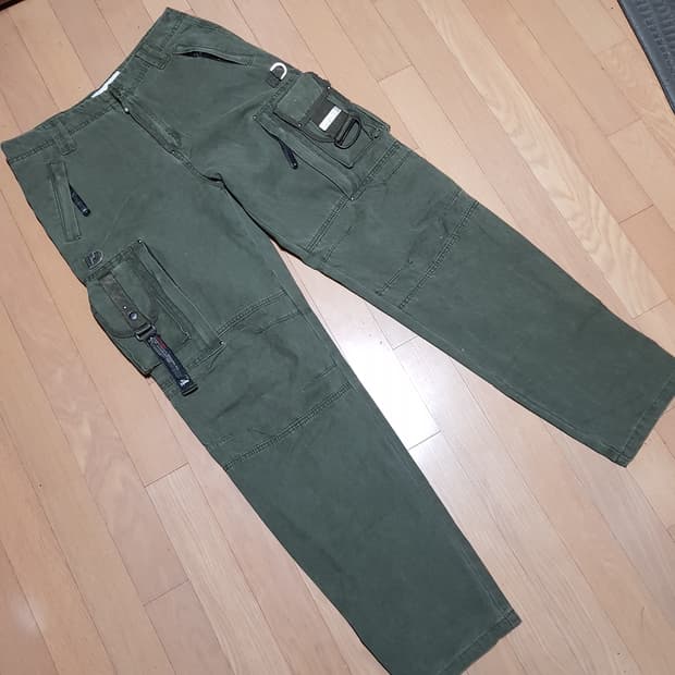 32/새옷/홍콩 bauhaus 터프진스미스 밀리터리 카고팬츠/2-42광
