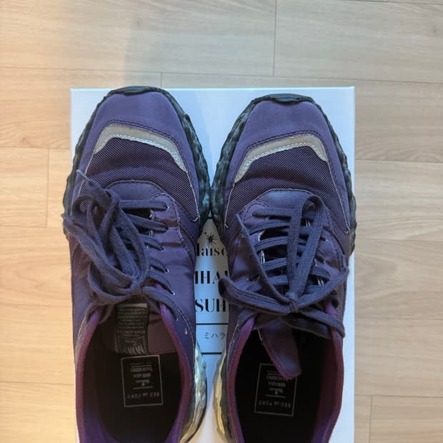 미하라야스히로x베드포드 스니커즈 퍼플