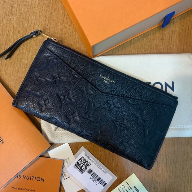 루이비통 장지갑 앙프랭뜨 멜라니bb 슬림파우치형 