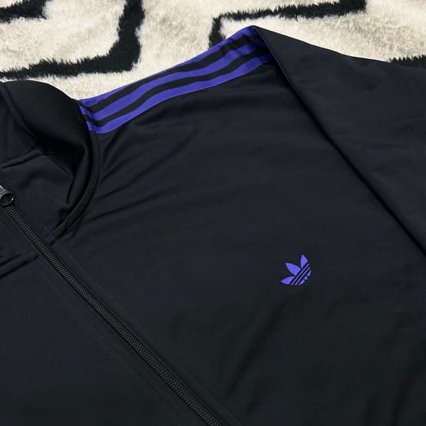[2XL]아디다스 베켄바우어 트랙탑/블랙퍼플