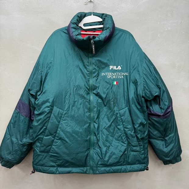 FILA 인터내셔널 스포르티바 패딩 그린