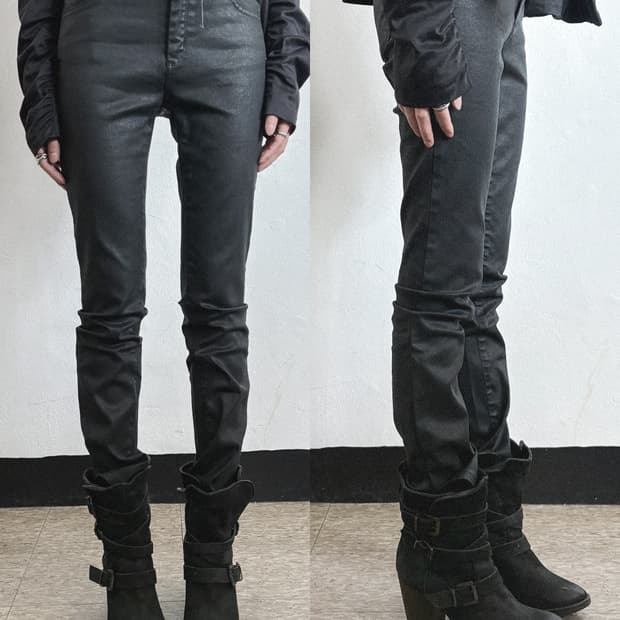 gigliotti 슬림핏 코팅진