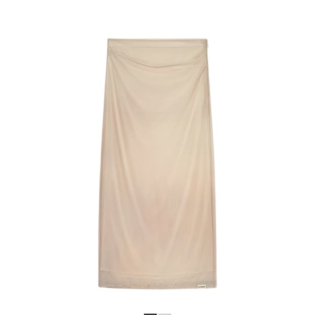 글로니 롱 스커트 MODA MESH GRAPHIC LONG SKIRT