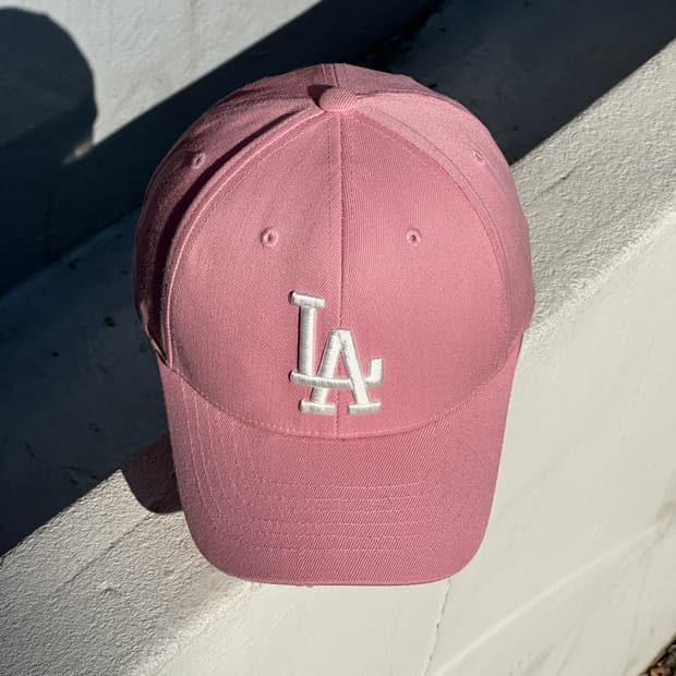 [F] MLB 엠엘비 다저스 핑크 볼캡 모자