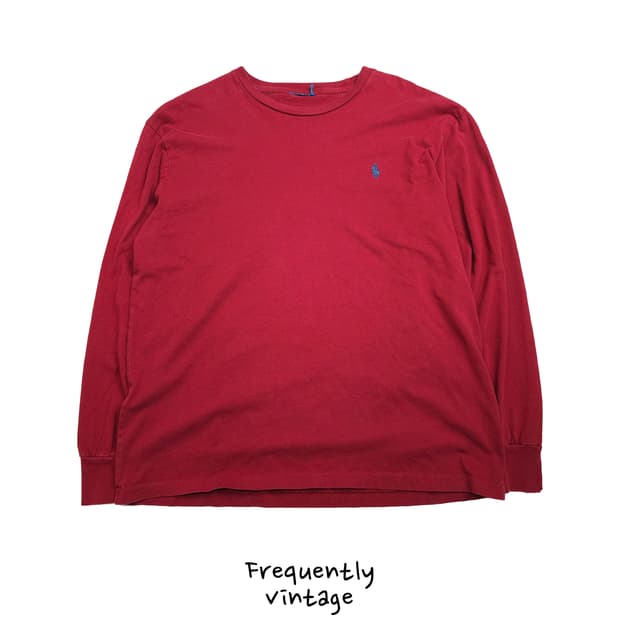 [택포]폴로 롱슬리브 티셔츠 L