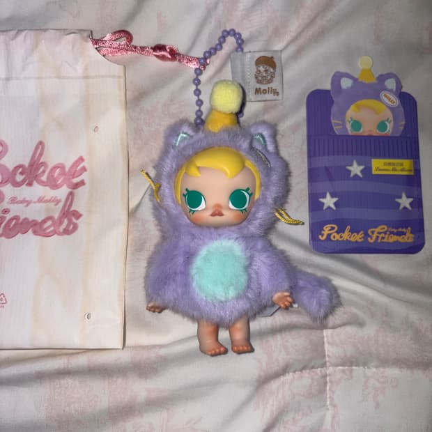 (정품)팝마트 베이비 몰리 키링