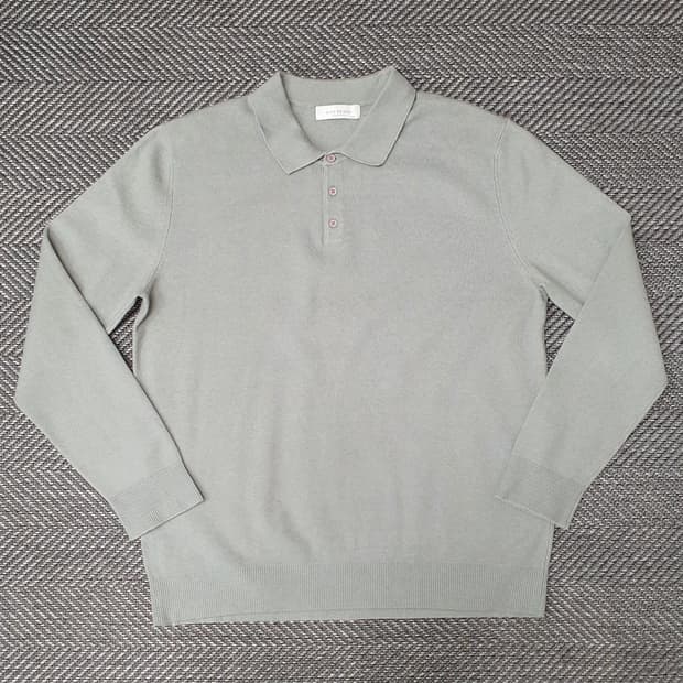 마인드브릿지 긴소매 니트 카라티 남자105