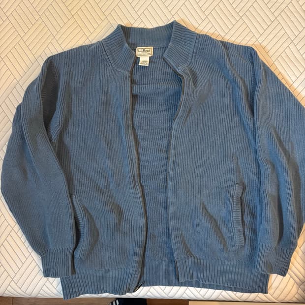 ll bean 니트 가디건