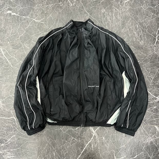 프로젝트 지알 G/R 핀턱 트랙 자켓 나일론 블랙