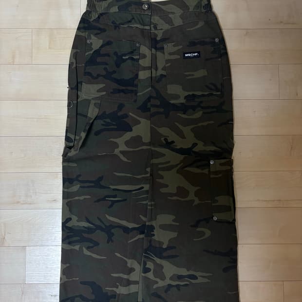 Mschf 카모 롱스커트